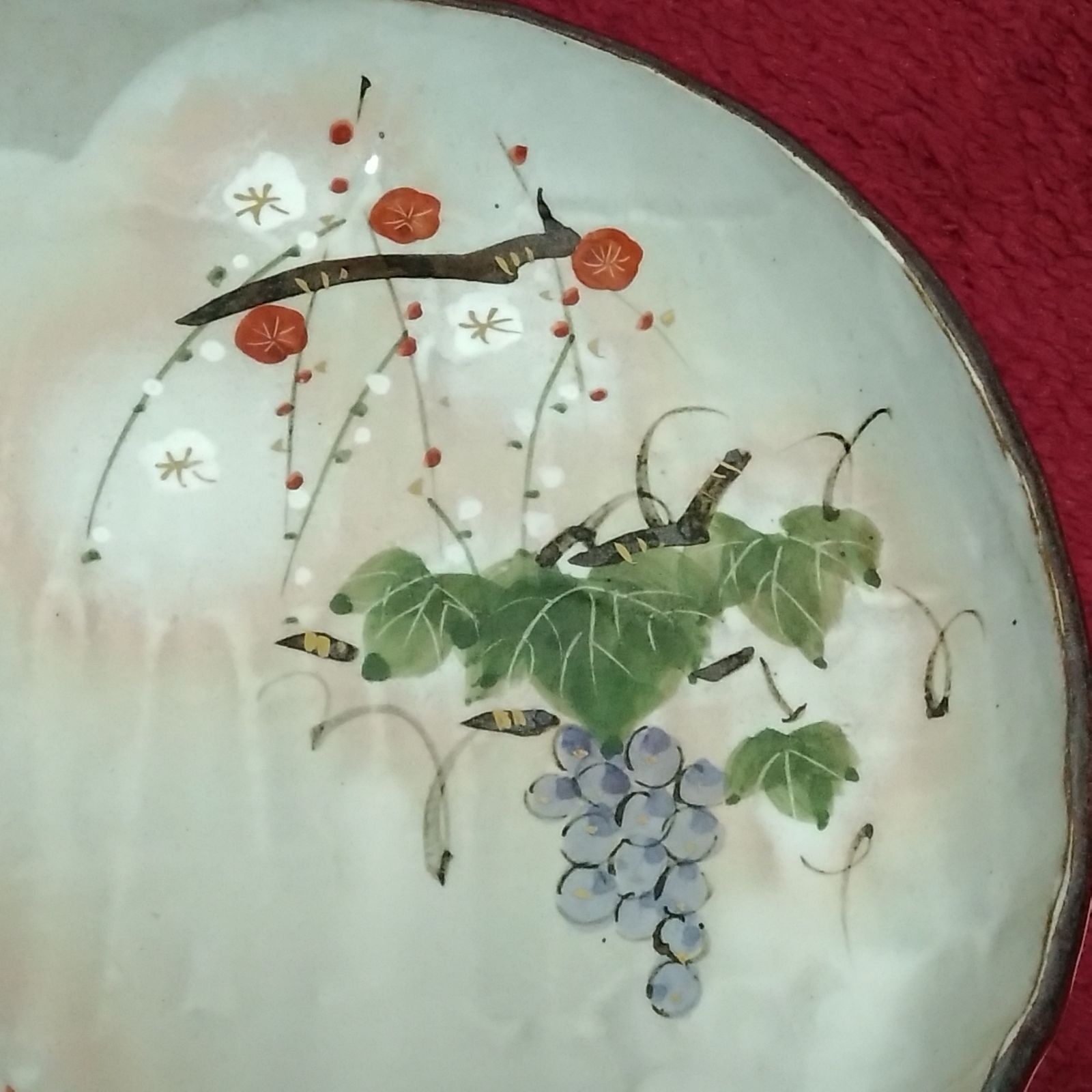 森 俊山 四季草花 九寸楕円皿 窯変 京焼 俊山窯 - メルカリ