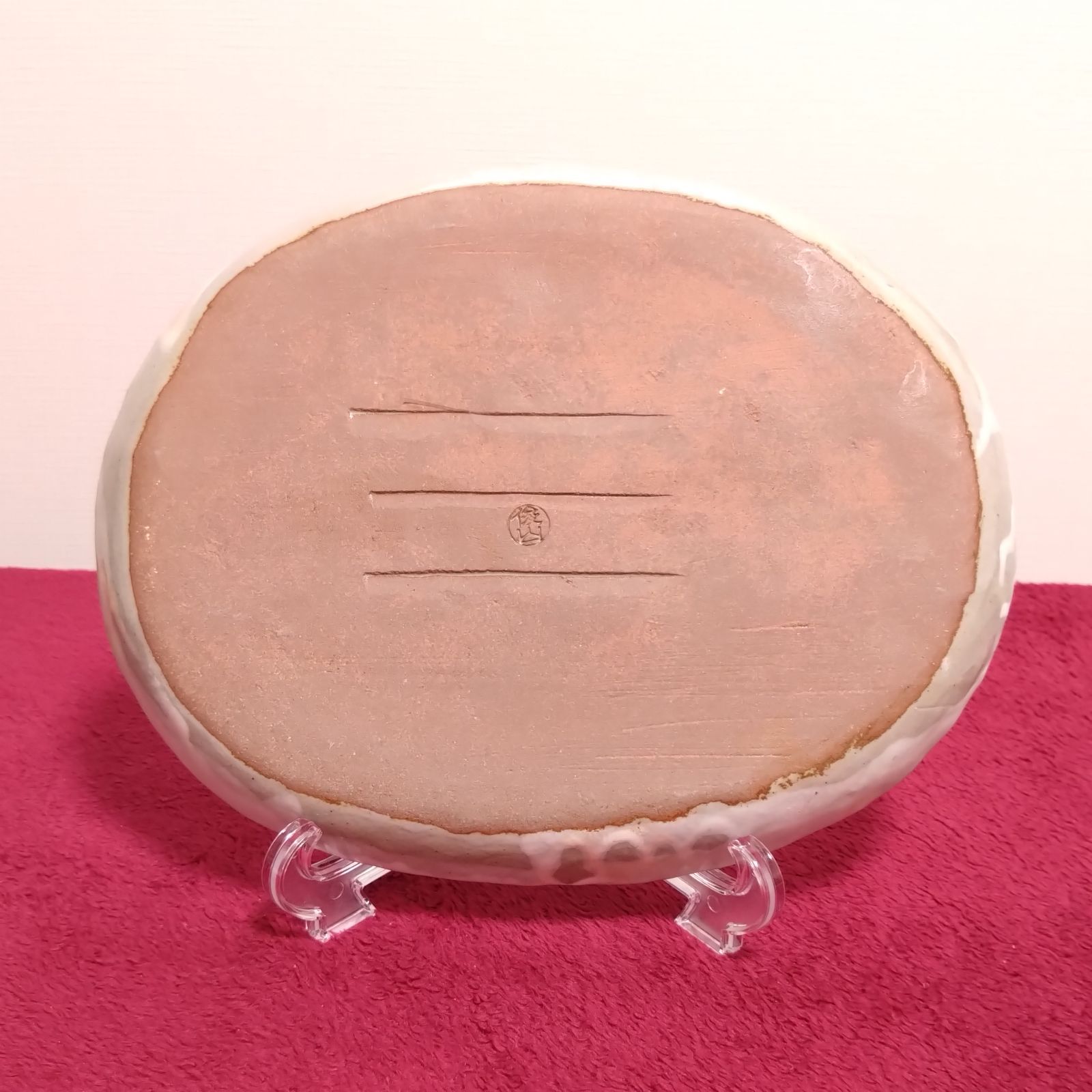 花柄楕円形皿4枚セット　京焼　清水焼　森俊山 森 俊山 四季草花 九寸楕円皿 窯変 京焼 俊山窯 - メルカリ