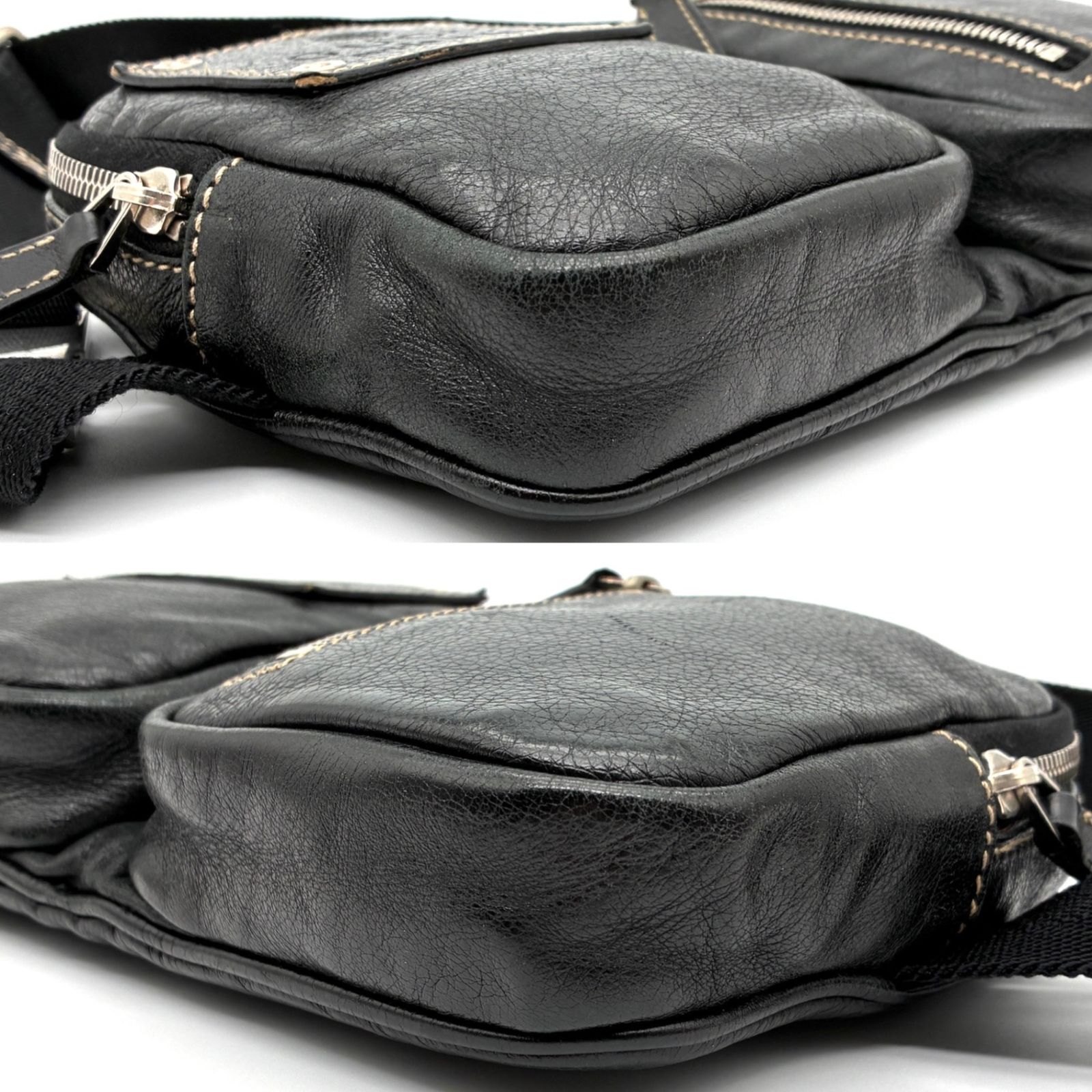 美品 GUCCI グッチ ボディバッグ ウエストポーチ ショルダーバッグ