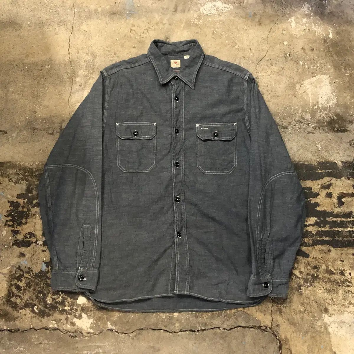 シュガーケイン シャンブレーシャツ L