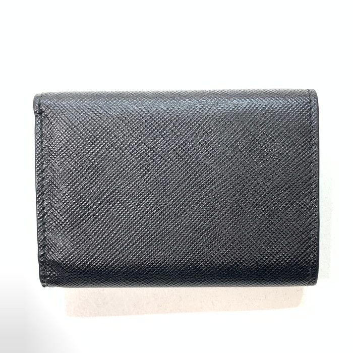 品 PRADA プラダ saffiano triang 1 MH 021 三つ折り財布 ブランド ウォレット fuz 183 260103 gm 26 tom