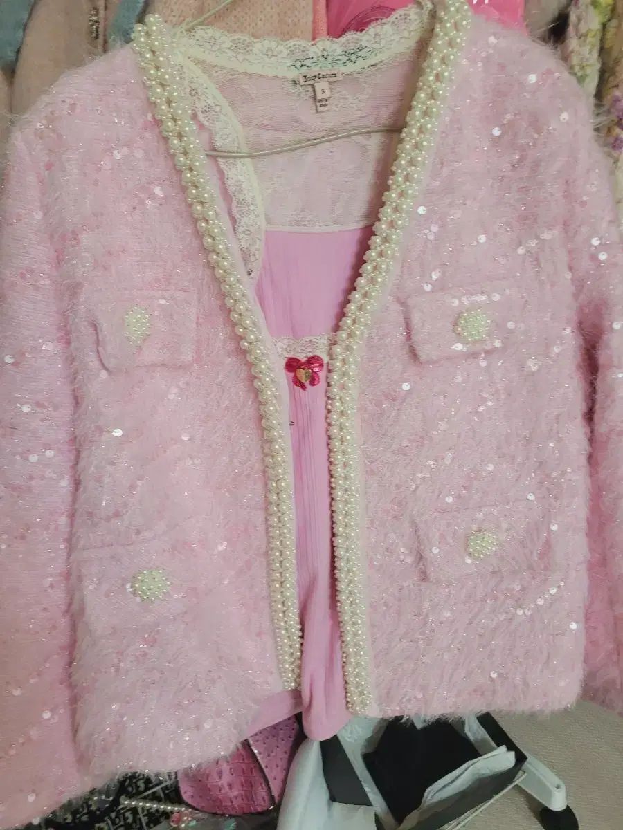 パールツイード ノースリーブ SET