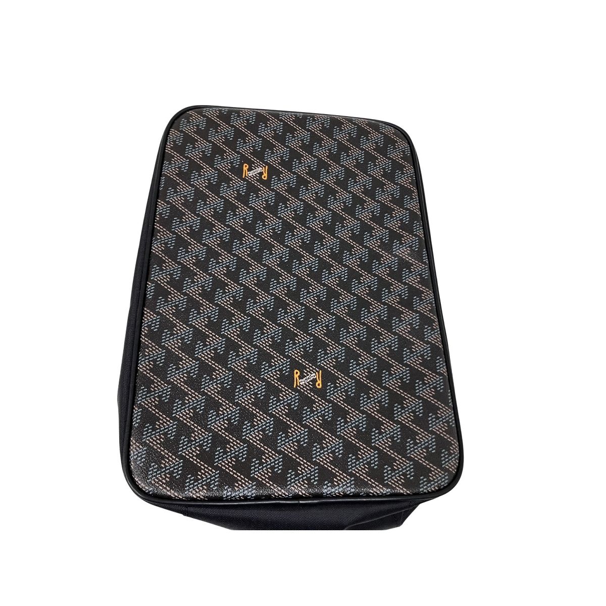 レザレクション シューズケース 総柄 ブラック系