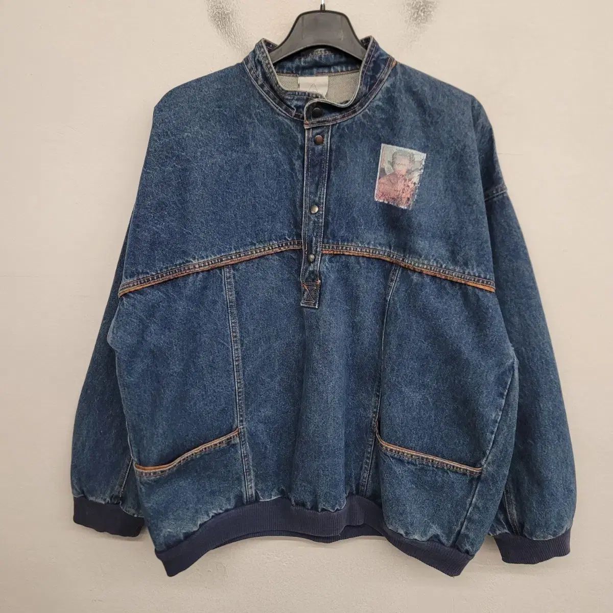 100/L NEW FAST ウォッシュ デニム トップス