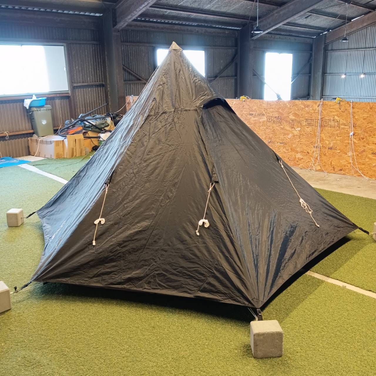 DOD ワンポールテントS T3-44-BK(ブラック) - メルカリ
