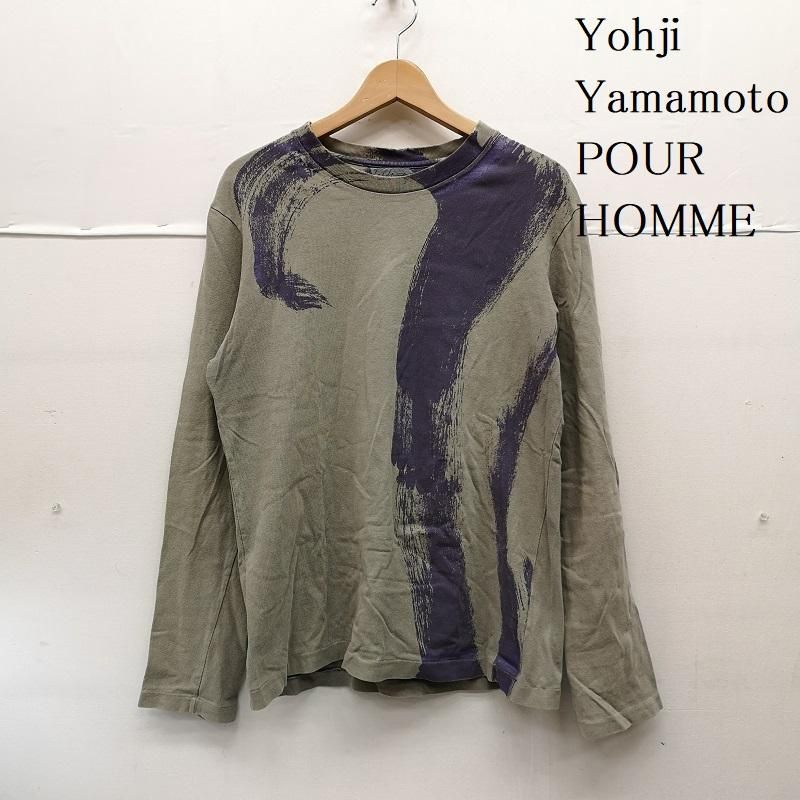 ヨウジヤマモトプールオム デザイン 長袖 カットソー ロンT メンズ 3 ISItems 古着