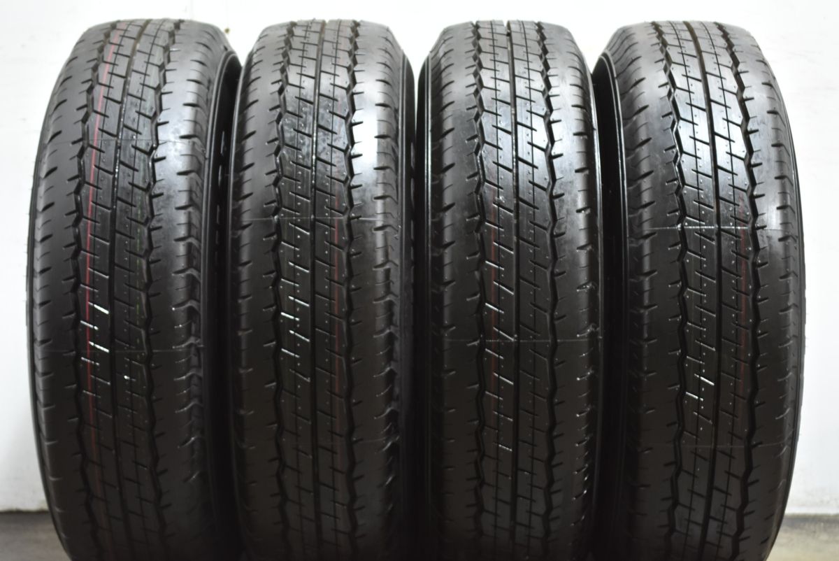  製 新車外し バリ溝 トヨタ 200 ハイエース 15 in 6 J 35 PCD 139 7 ダンロップ SP 175 N 195 80 R LT ワイド ナロー 標準 15インチ タイヤ ホイールセット