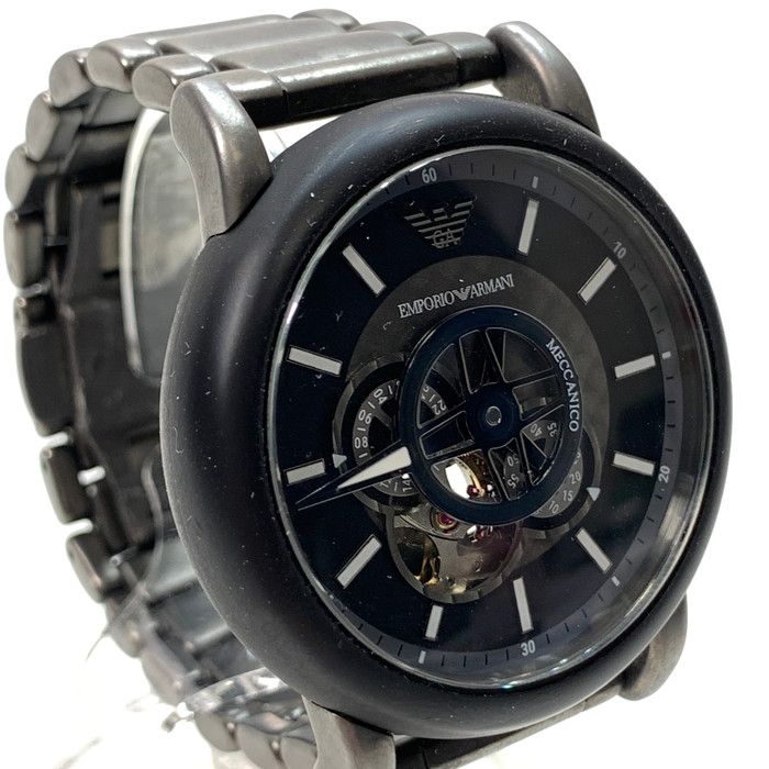  品 Emporio Armani エンポリオ アルマーニ AR 60010 自動巻き腕時計 fuz 197 260103 gm 29 tom 自動巻き時計 腕時計(アナログ)