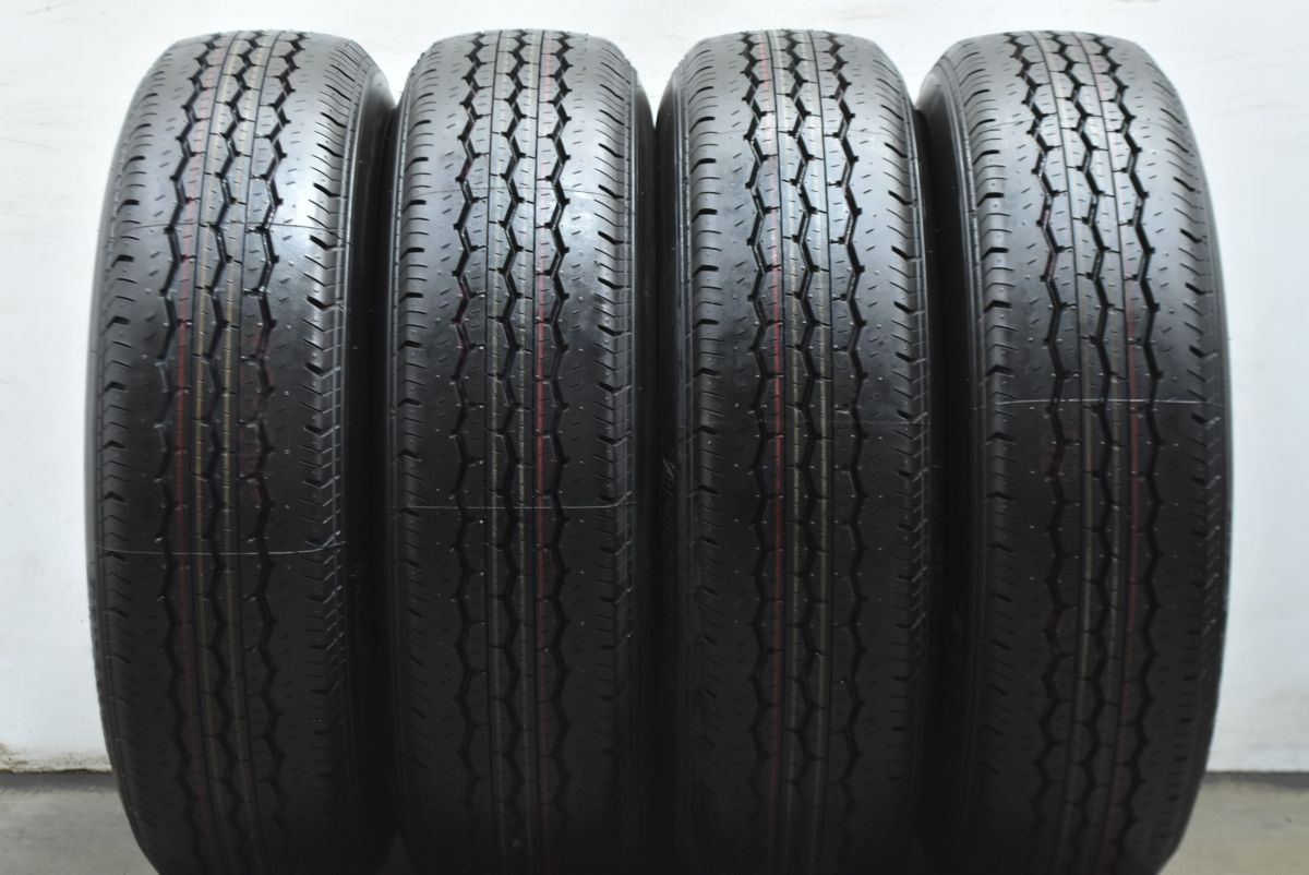 2025年製 新車外し バリ溝 美品】トヨタ 200 ハイエース 純正 15in 6J