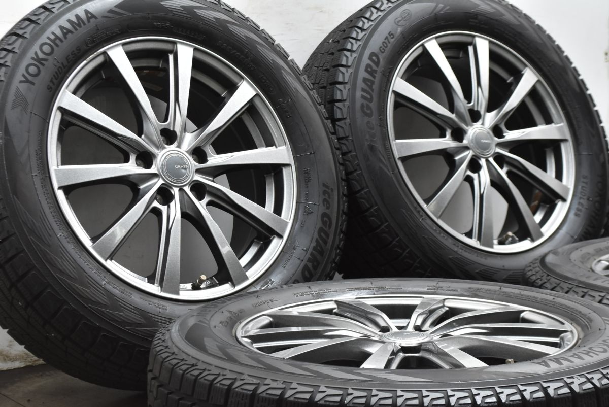 交換用に GRASS 17 in 7 J 48 PCD 114 3 ヨコハマ アイスガード G 075 225 65 R CX 5 8 エクストレイル レガシィアウトバック