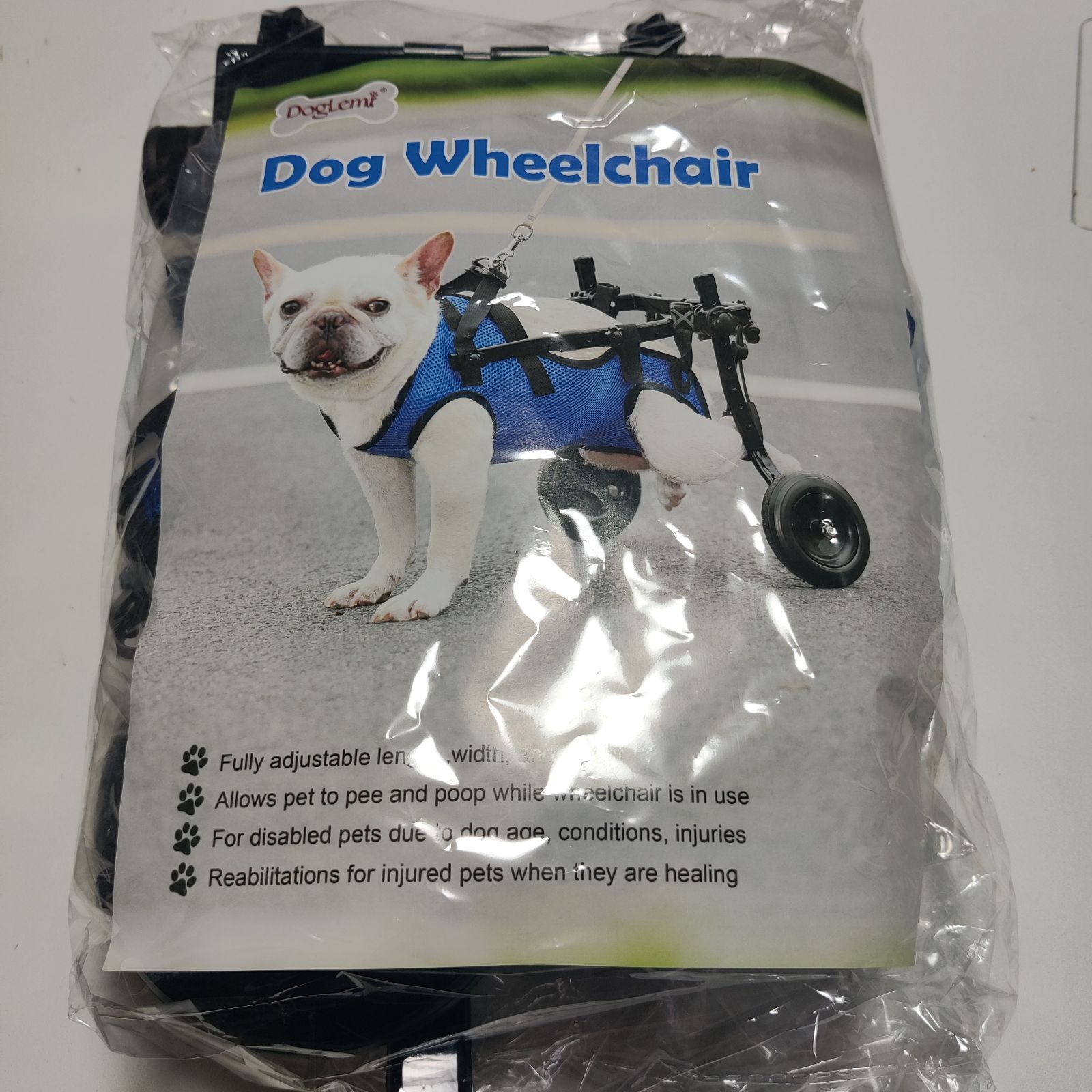 EdisonBrain 犬の歩行器 犬用車椅子 ペット 散歩 サポート 介護 軽量