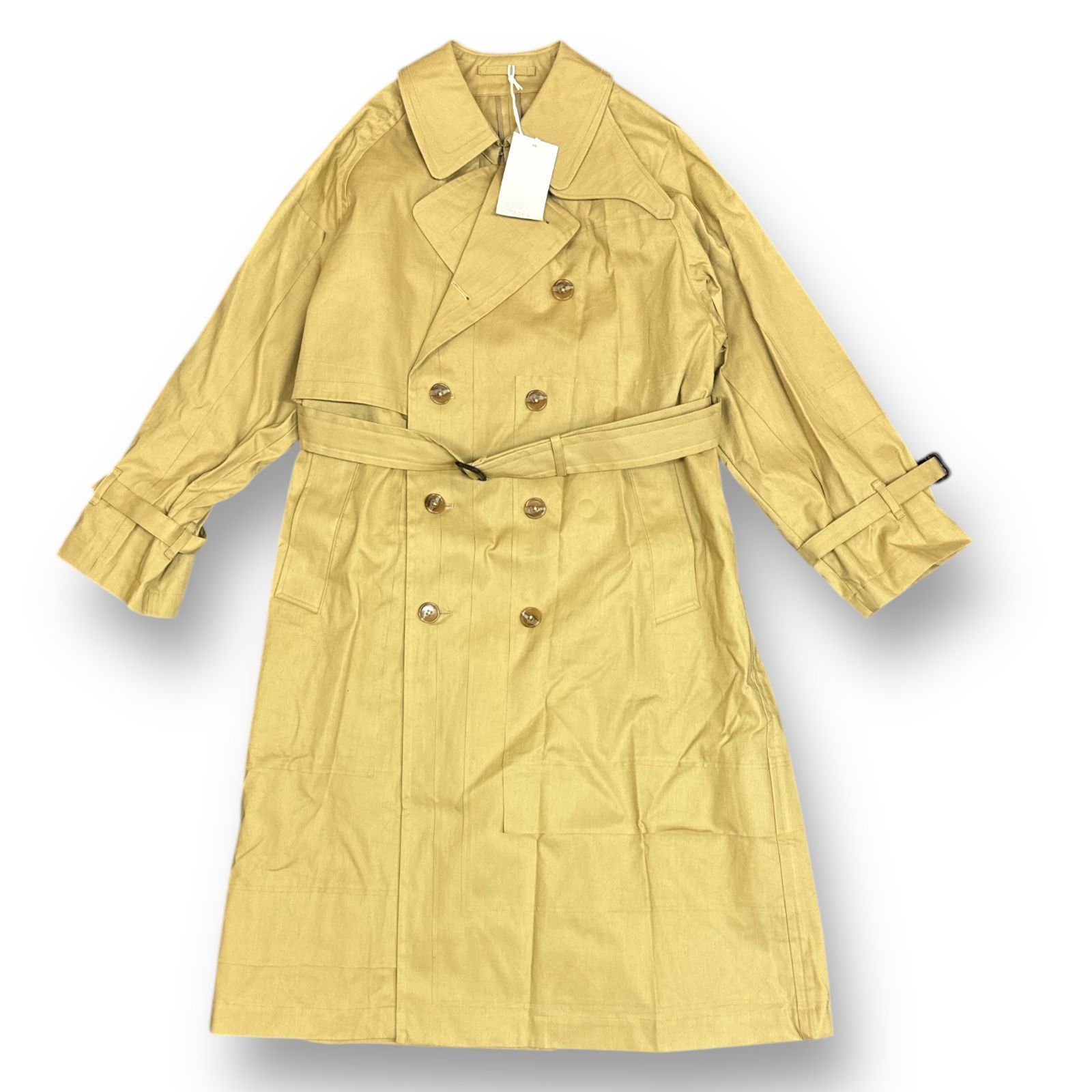 【YOKE】 23AW トレンチコート 参考上代154000円 未使用 YOKE 23AW CUT & LAYERED TRENCH COAT カット