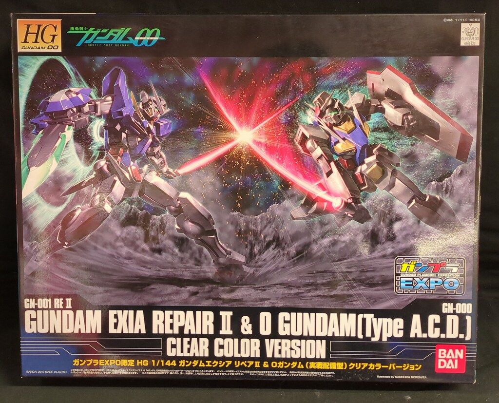 バンダイ HG GUNDAM 00 ガンダムエクシアリペアII&Oガンダム(実践配備