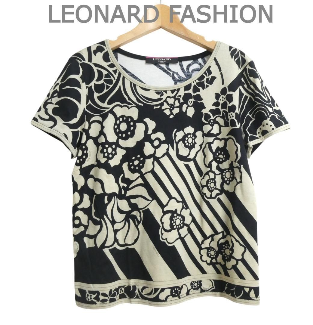 美品 LEONARD FASHION レオナールファッション サイズM 花柄 総柄