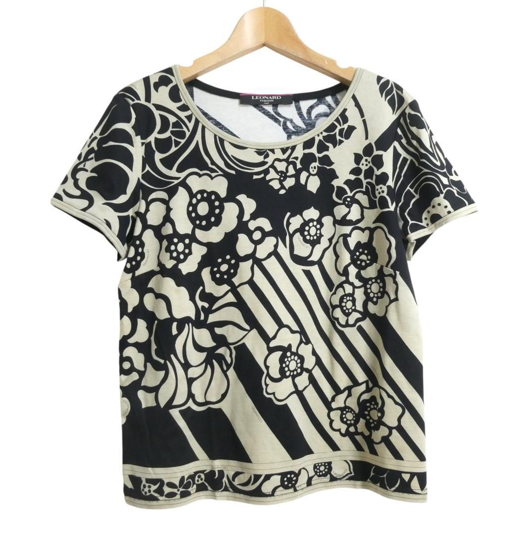 美品 LEONARD FASHION レオナールファッション サイズM 花柄 総柄