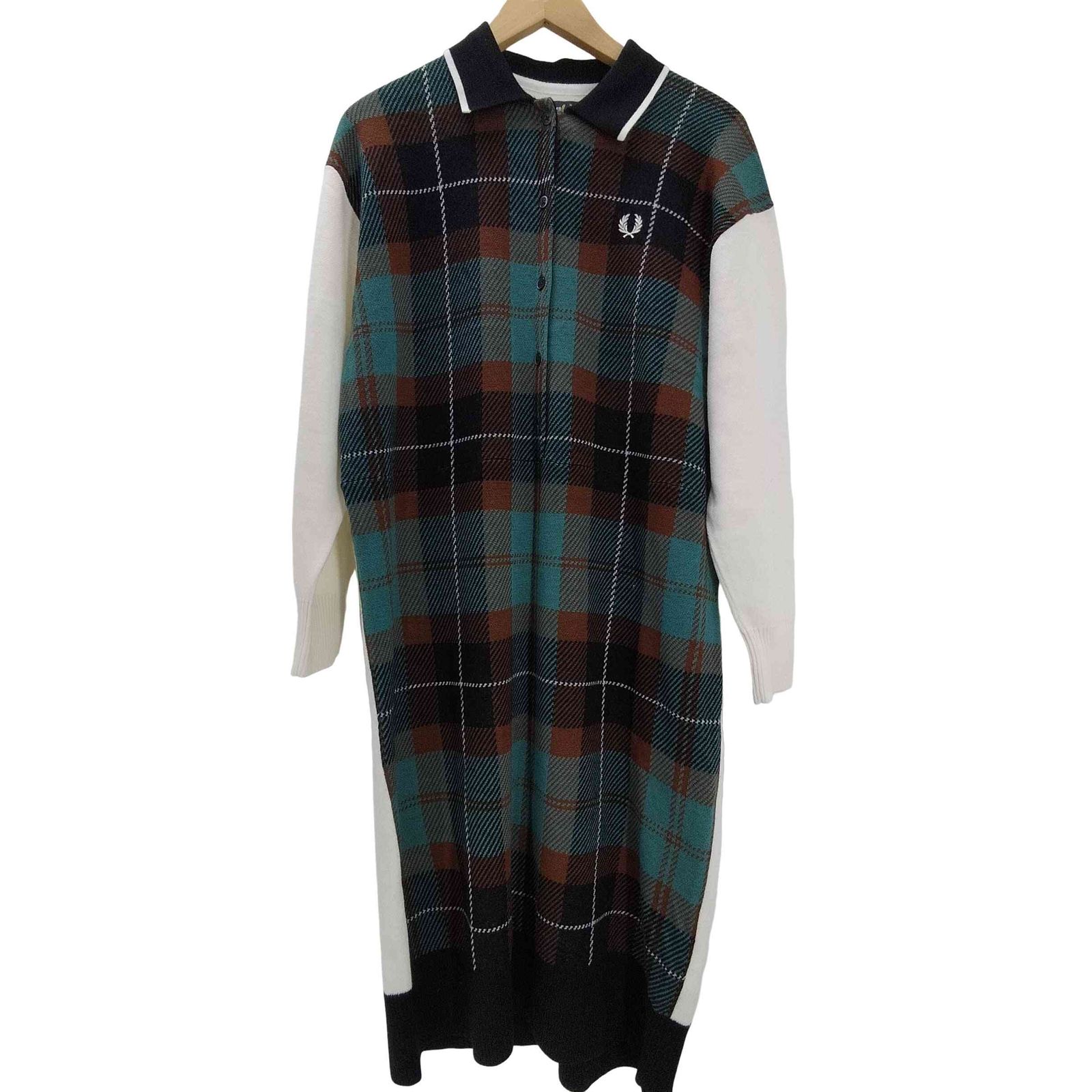 フレッドペリー FRED PERRY Tartan Jacquard Dress レディース UK：10 