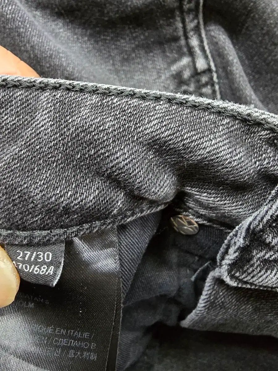  Toteme トーテム ウォッシュ ブラック デニム ワイド パンツ 1436 その他 デニム ジーンズ