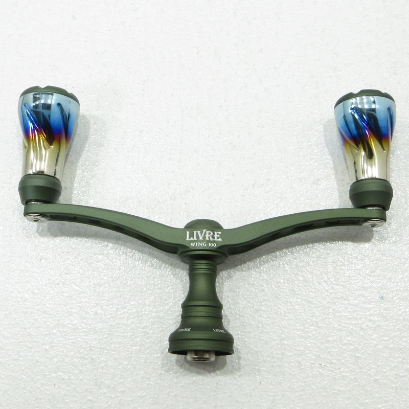 釣具 LIVRE リブレ WING ウイング100 Blast ブラスト ダイワ用 リールハンドル ダブルハンドル 89
