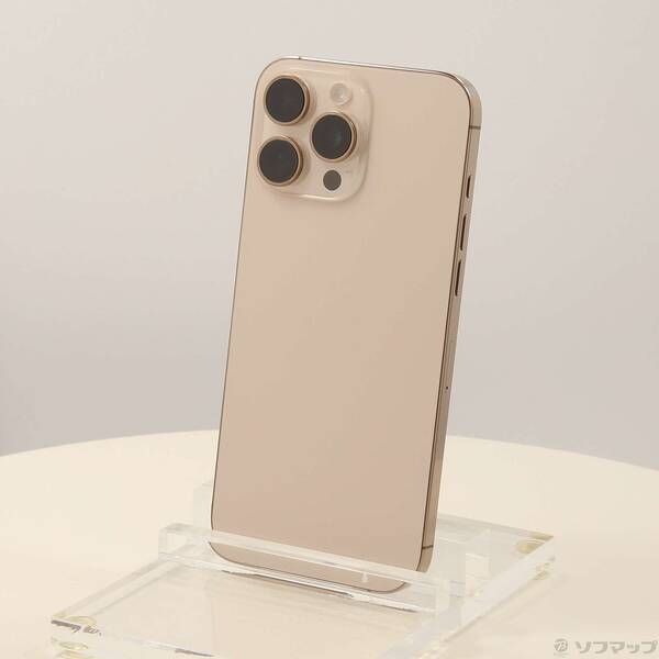 中古品〕 iPhone16 Pro Max 256GB デザートチタニウム MYWJ3J／A SIM