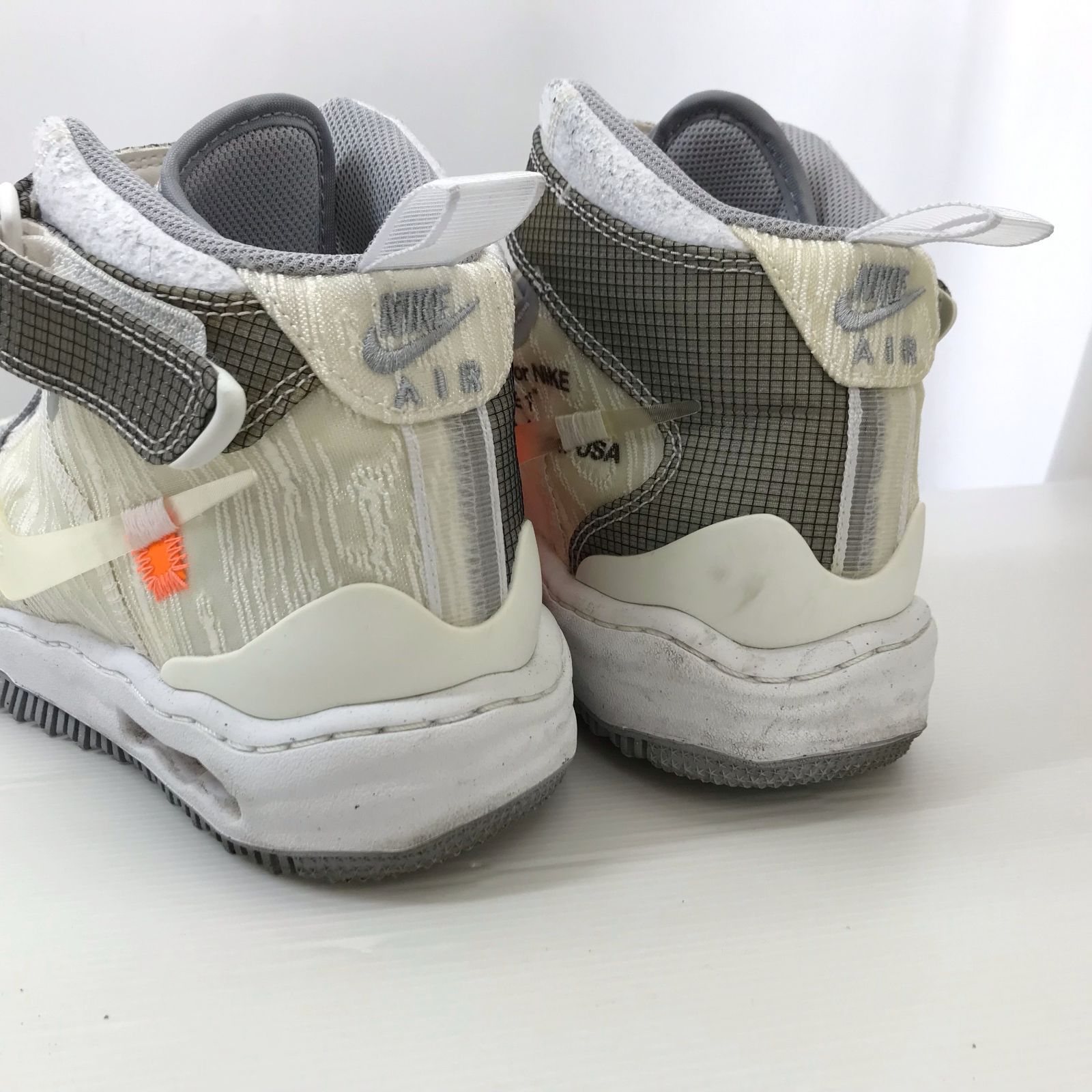 NIKE×OFF-WHITEコラボ AIR FORCE 1 MID SP DO6290 100 ナイキ オフ