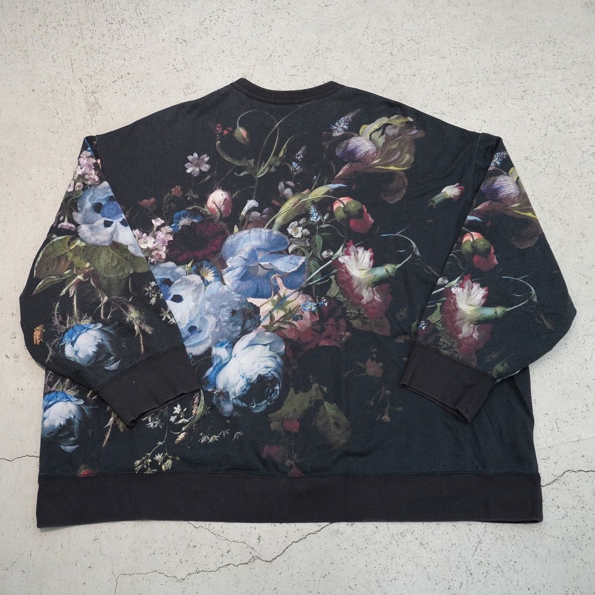 ラッドミュージシャン 19AW 2219-611 LOOP BACK CLOTH INKJET FLOWER 