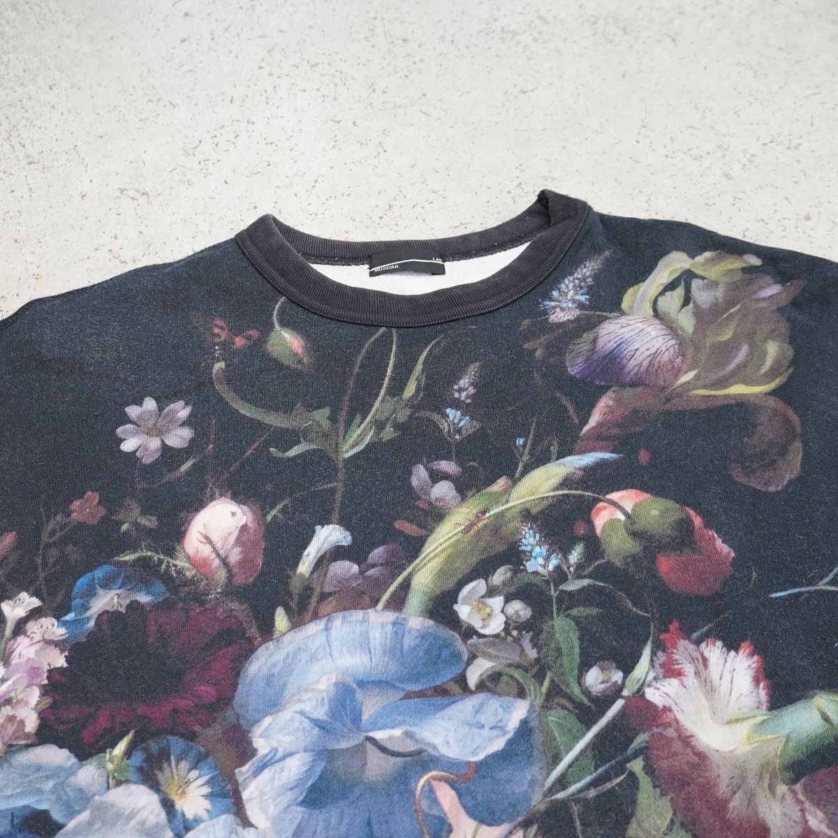 ラッドミュージシャン 19AW 2219-611 LOOP BACK CLOTH INKJET FLOWER 