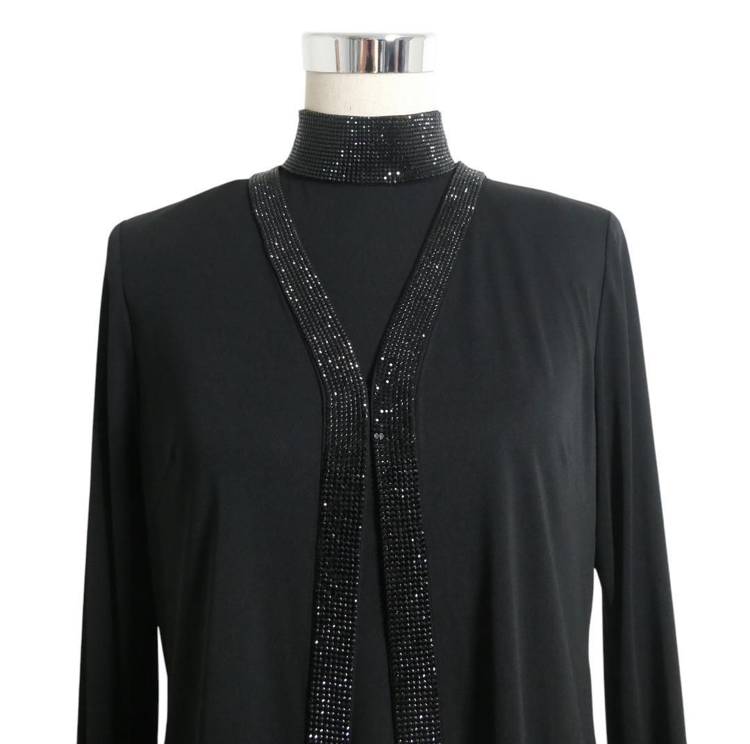 極美品 LEONARD FASHION レオナールファッション サイズL ビジュー