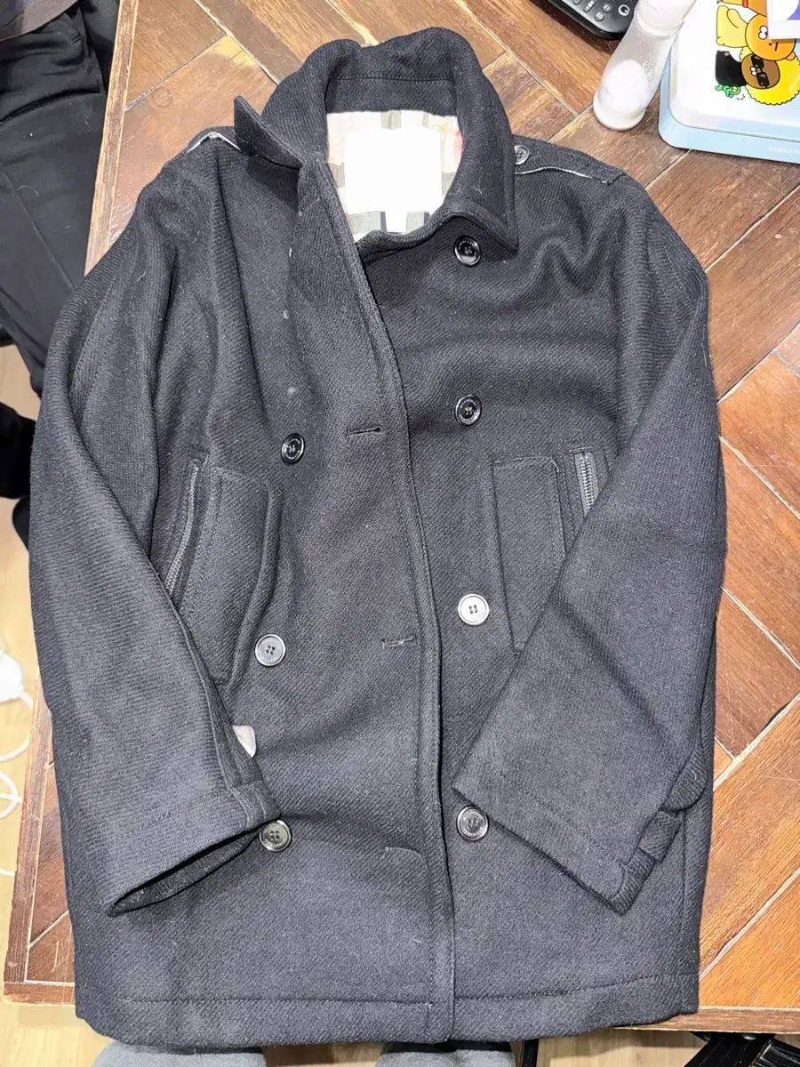 バーバリー ウール ハーフコート 10 Y 140 cm