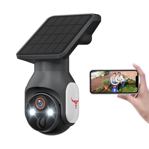 迅速に発送】2K 防犯カメラ 屋外 ソーラー 高効率ソーラー充電 監視