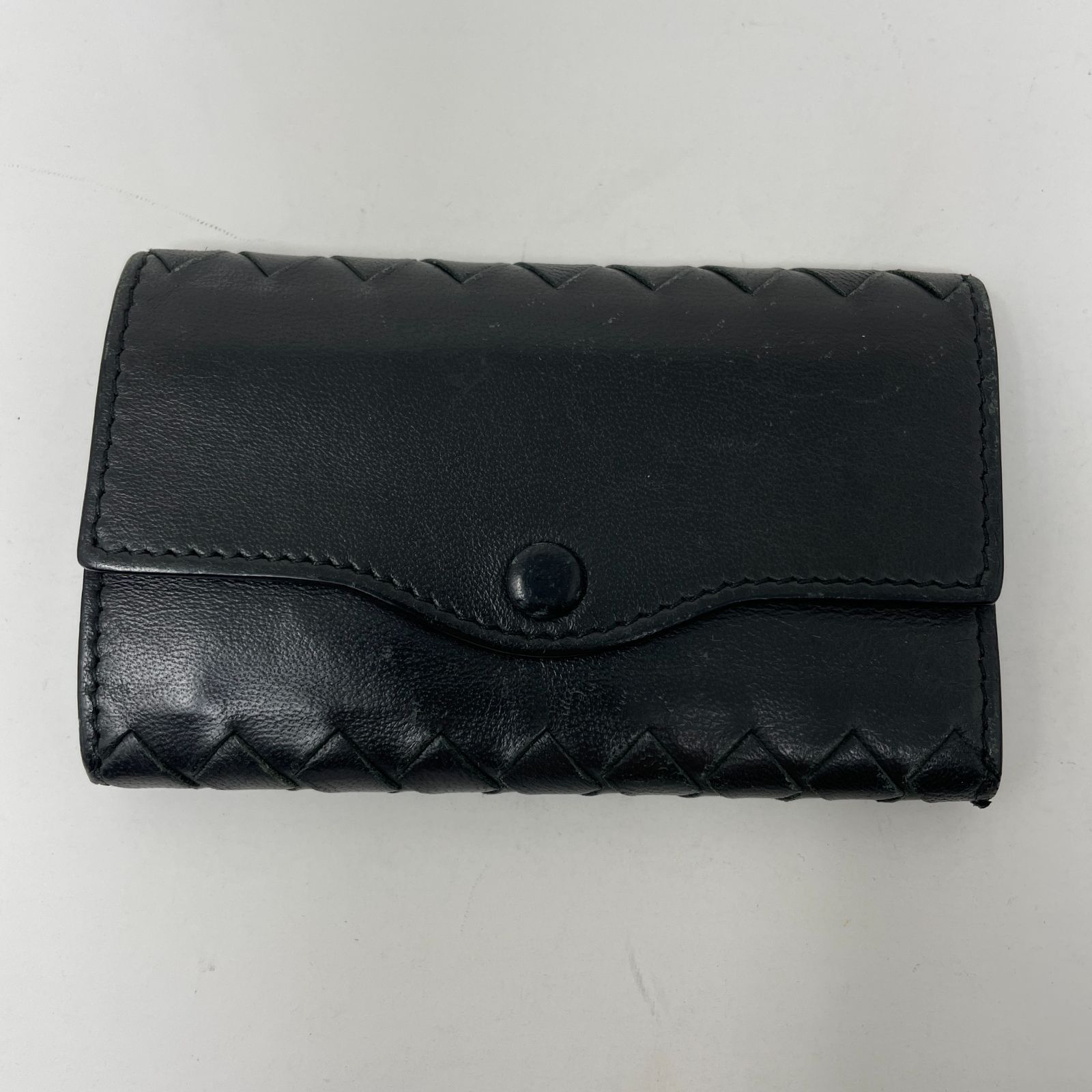 ボッテガ・ヴェネタ BOTTEGA VENETA レザー イントレチャート 5連キー