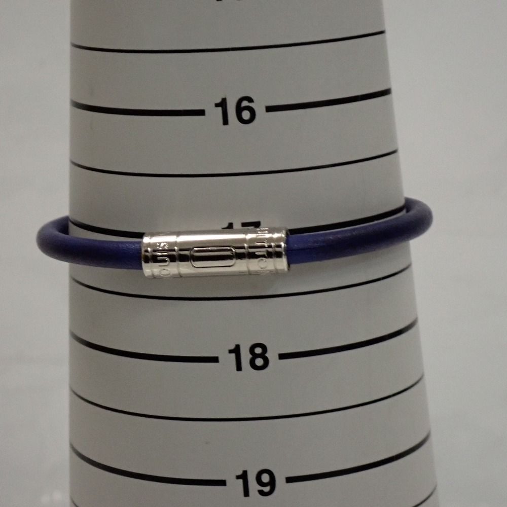  Th 1003821 ルイ ヴィトン ブラスレキープイット ブルー系 シルバー金具 ブレスレット メンズ LOUIS VUITTON ブレスレット アクセサリー
