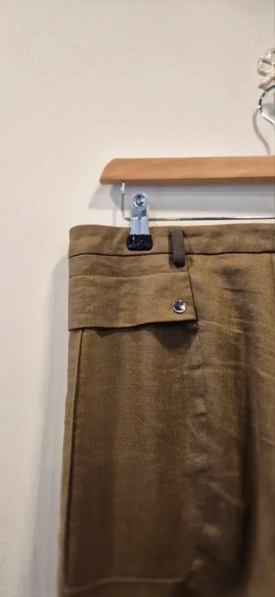  グッチ ブラウン リネンスラックス スラックス パンツ