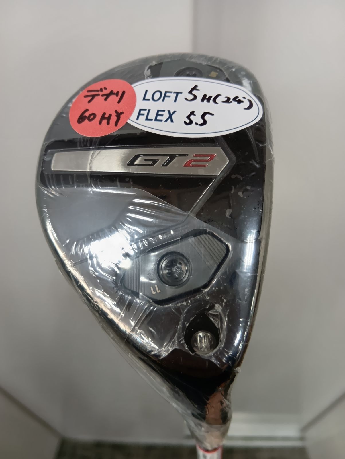 Ut ♥品 タイトリスト GT 2 UTILITY ユーティリティ＃5 ロフト24° Denali Red HY 60 5 Titleist モデル 日本