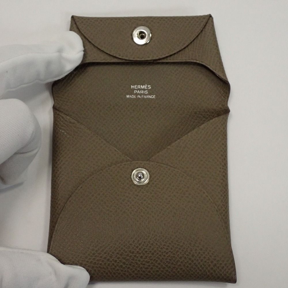 Th1003571 エルメス バスティア ヴォーエプソン エトゥープ D刻印