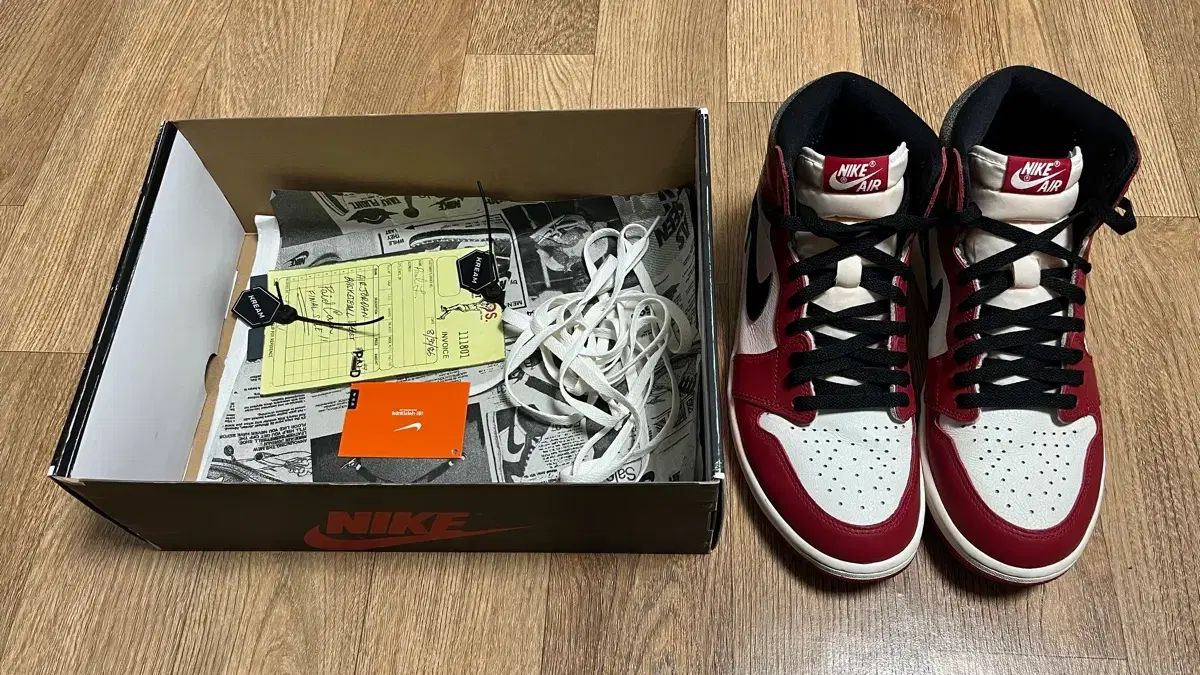 290 ナイキ ジョーダン1 シカゴ Lost and Found ナイキコリア