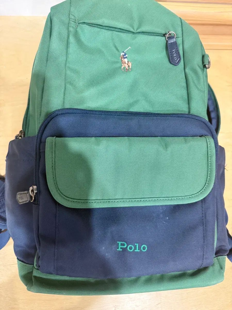 ポロ ラルフローレン バックパック グリーン ネイビー 小学バッグ