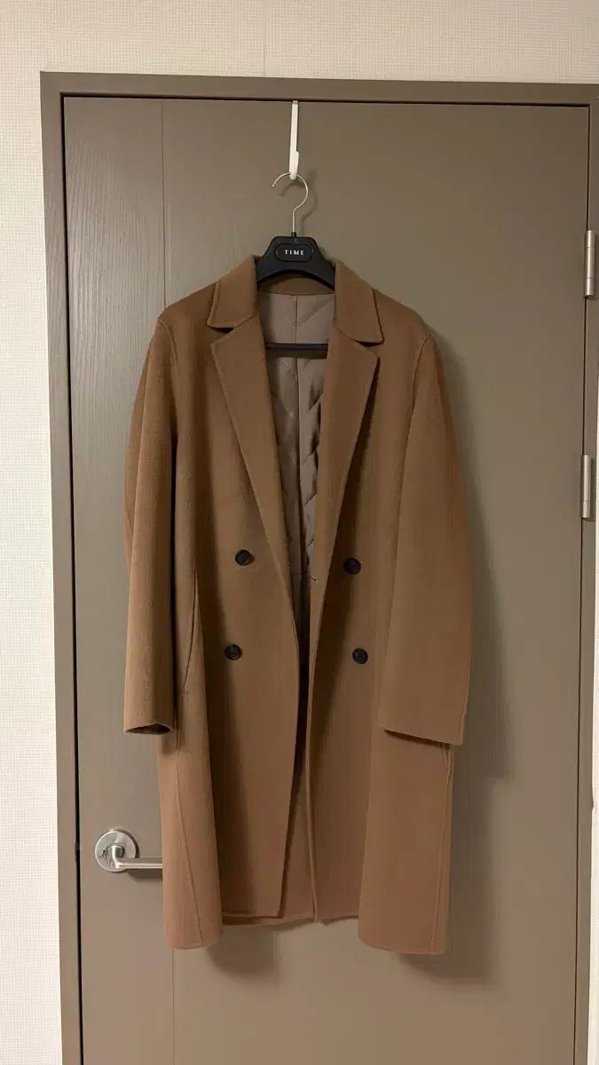 TIME HOMME カシミア ダブル コート