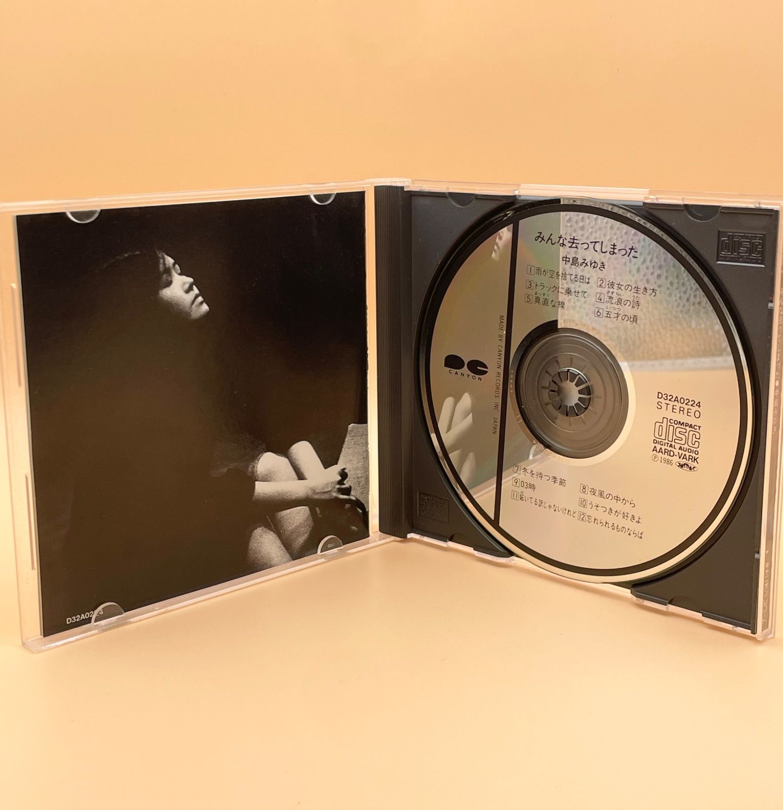 帯付 中島みゆき CD みんな去ってしまった アルバム D32A 0224 - メルカリ