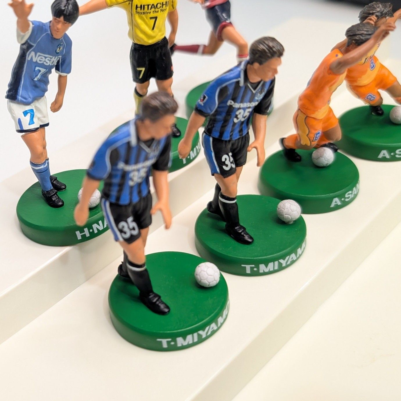 サッカー選手 ミニフィギュア Jリーグ 合計7体 かぶりアリ 現状品