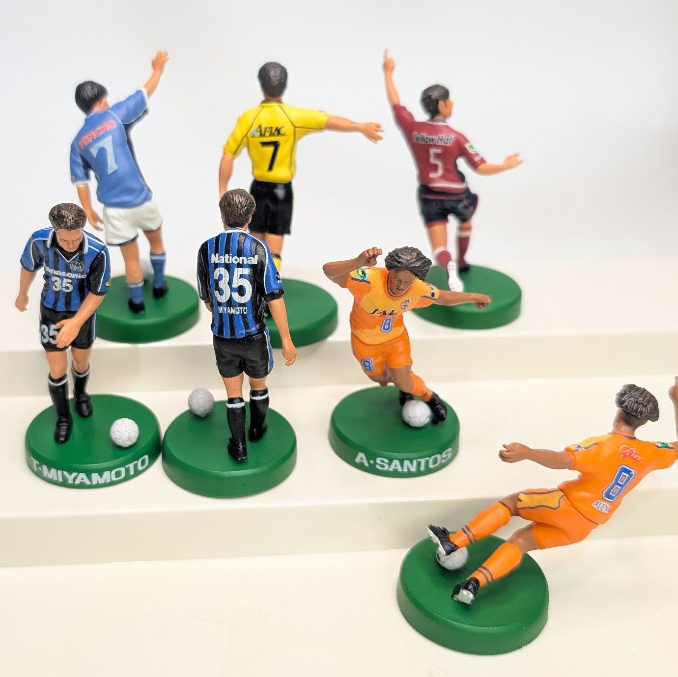 サッカー選手 ミニフィギュア Jリーグ 合計7体 かぶりアリ 現状品
