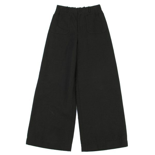 ギャルリーヴィーGALERIE VIE コットンリネンパッチポケットワイド