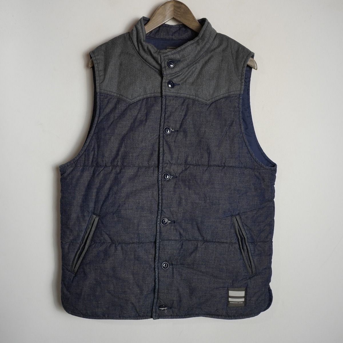 【新品】桃太郎ジーンズ シャンブレー　カウボーイベスト SV011-3 Amazon | (モモタロウ)桃太郎ジーンズ シャンブレーカウボーイベスト