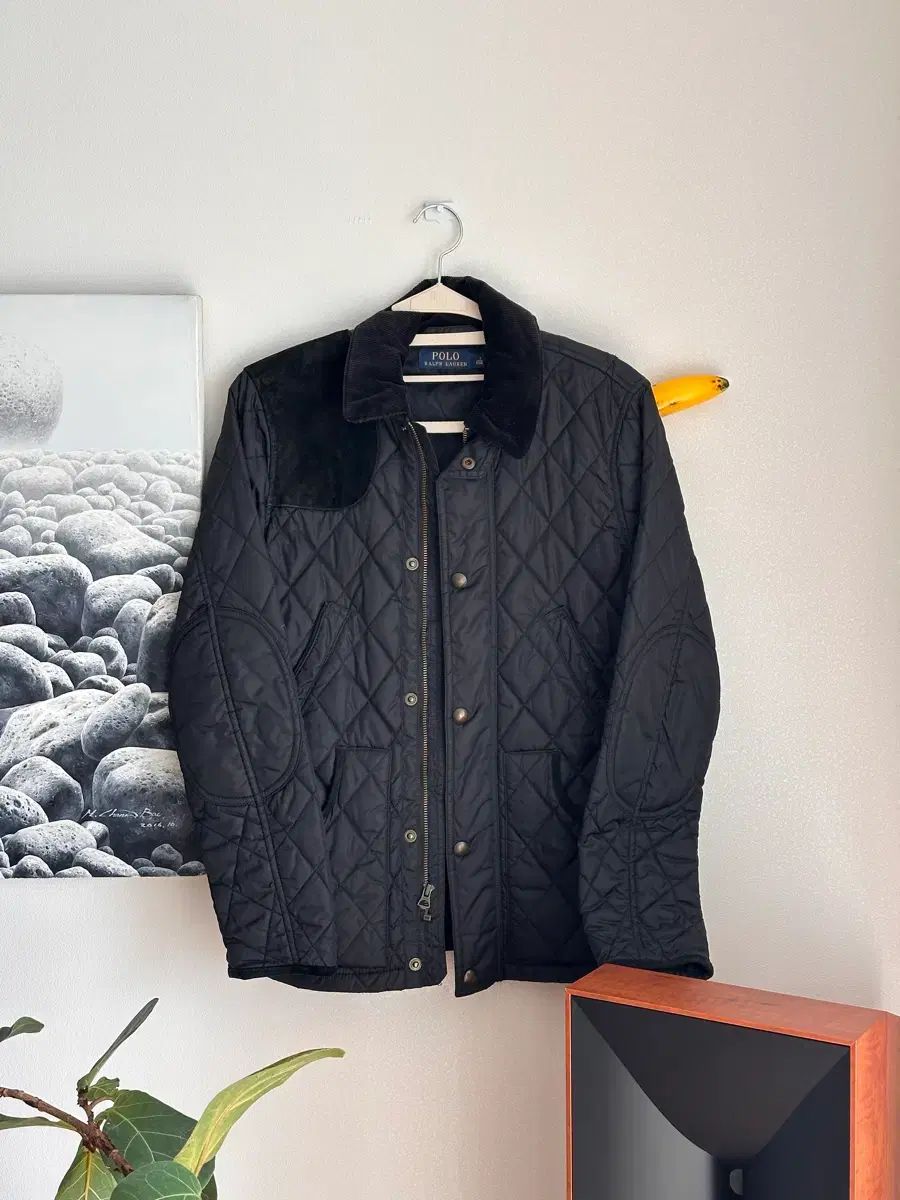 ポロ ブラック キルティング ジャケット