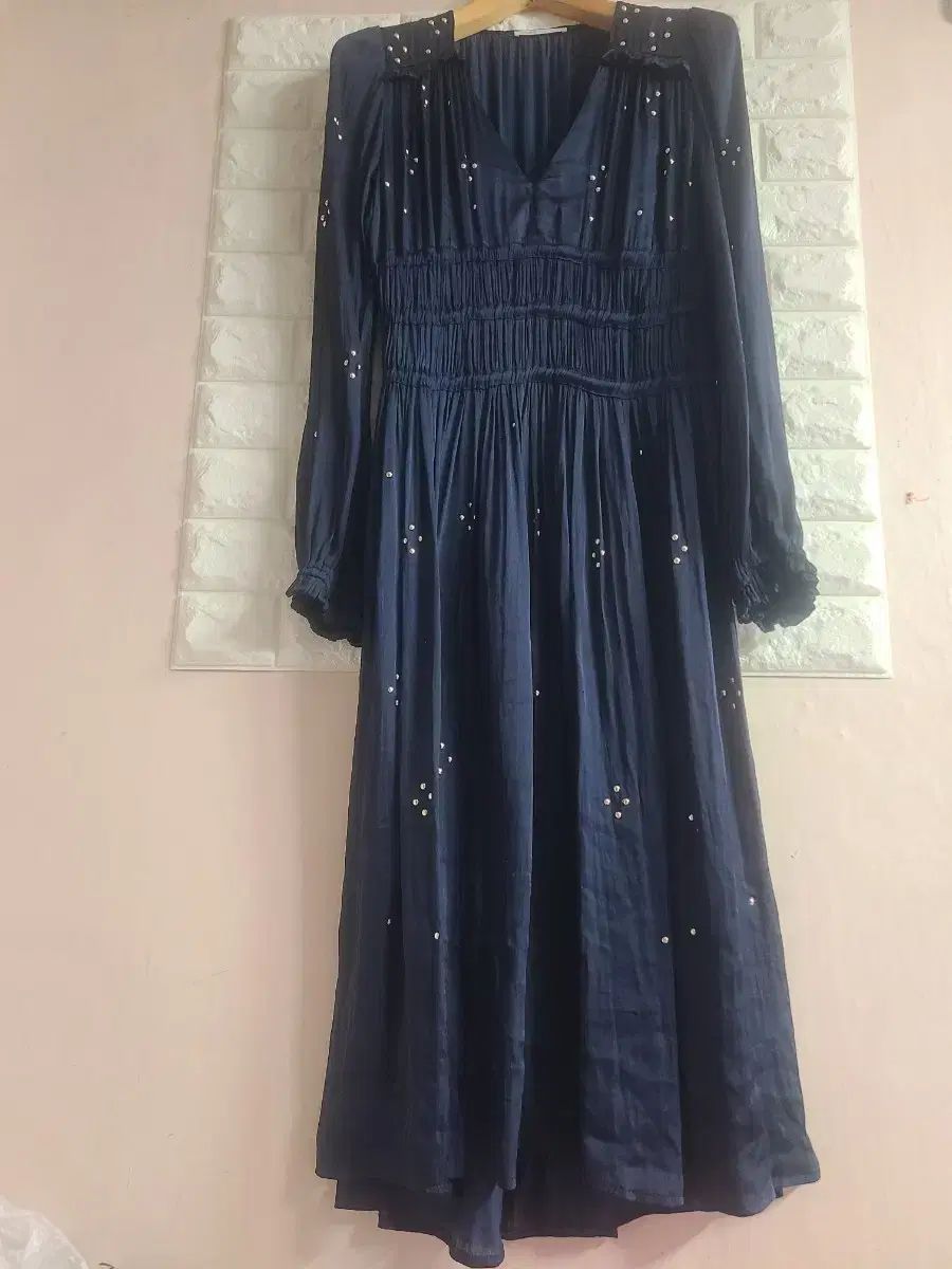 maje ネイビー スタッズ ロング ONE PIECE 66