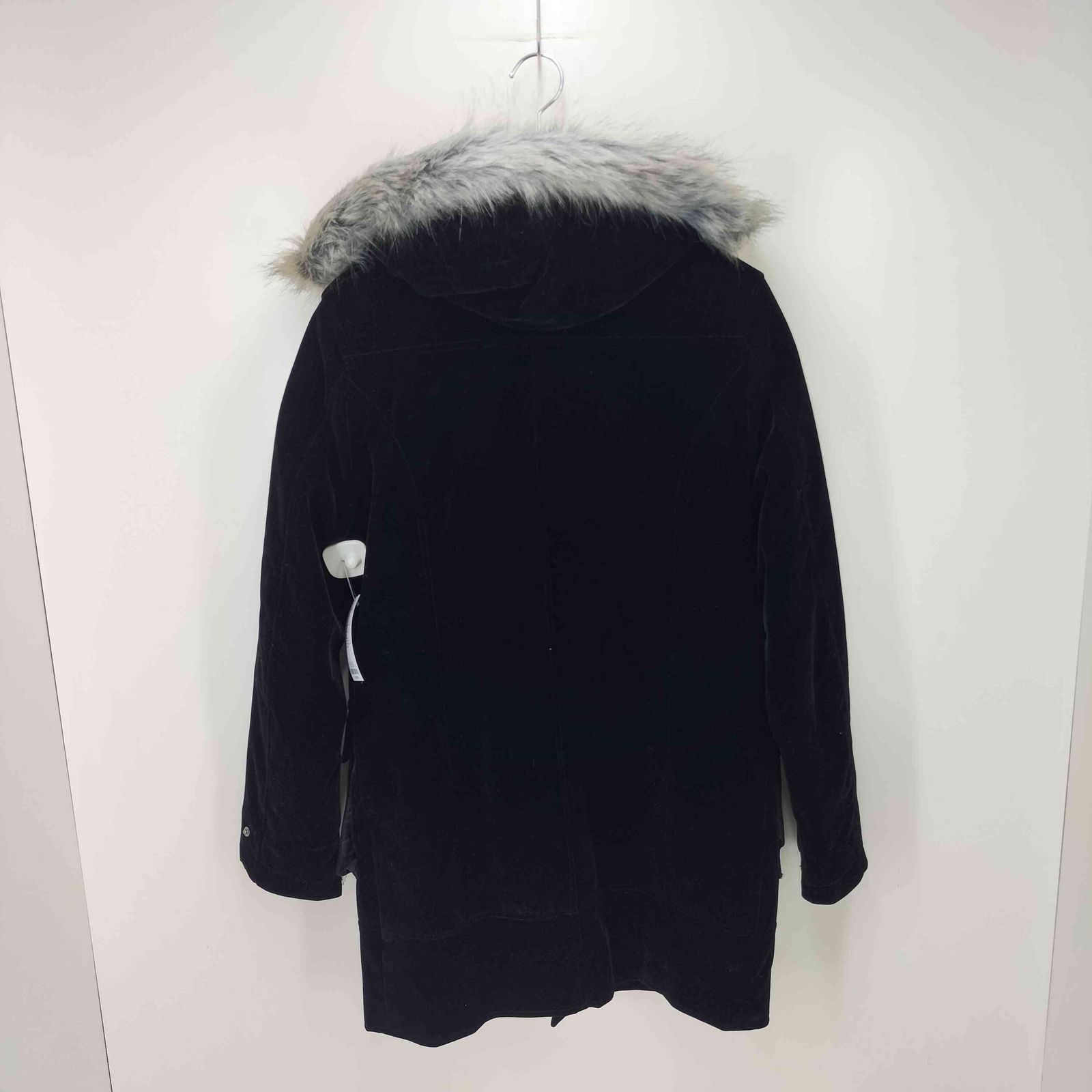 ユーズドフルギ USED古着 ファー付き ベロア ファイヤーマンジャケット