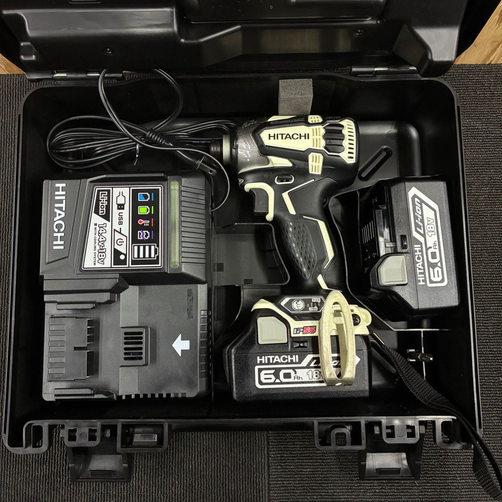 状態良好 ハイコーキ HIKOKI コードレスインパクトドライバー 2 LYPK S