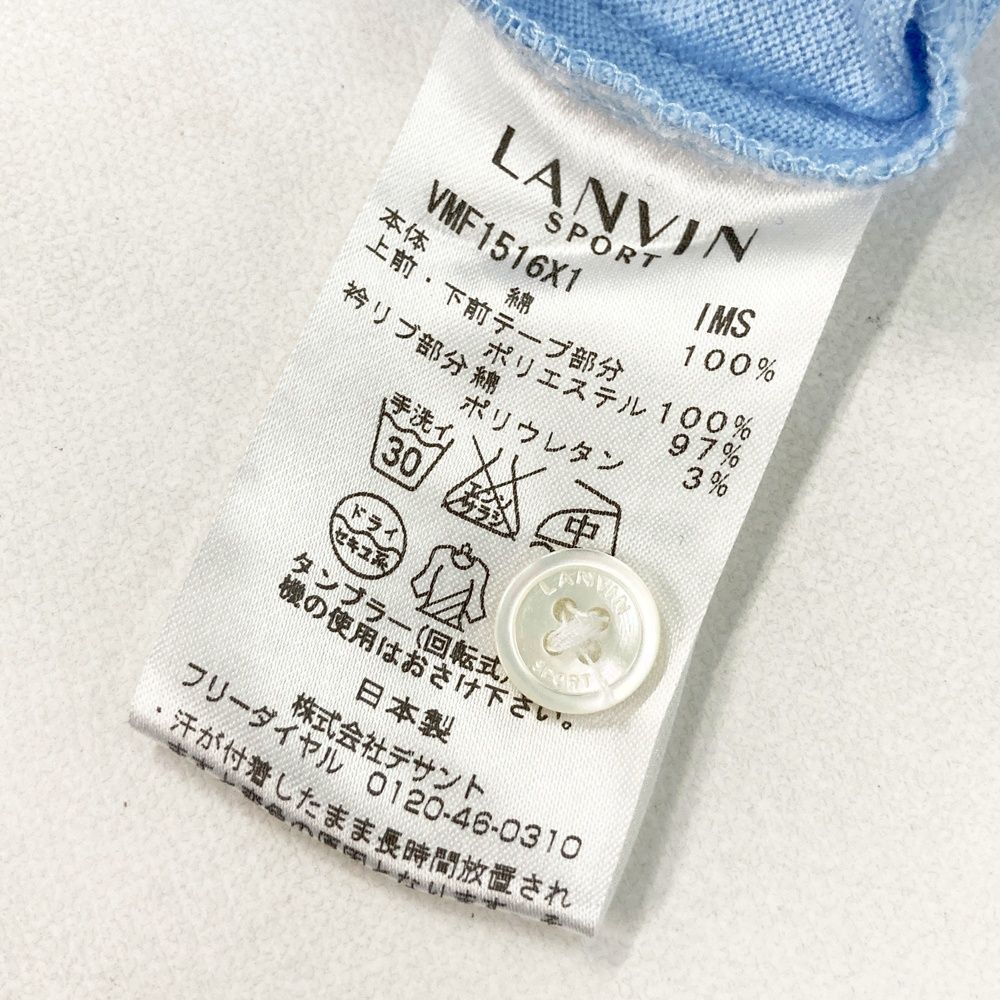 サイズ：42 LANVIN SPORT ランバン スポール  半袖ポロシャツ  ブルー系 [240101575780] ゴルフウェア メンズ ストスト