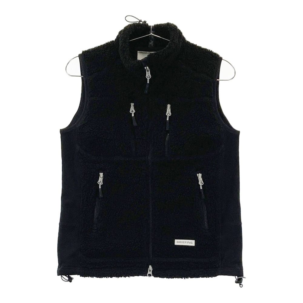 サイズ XS GOLF ブリーフィング ボア ジップベスト ブラック系 ゴルフウェア レディース ストスト