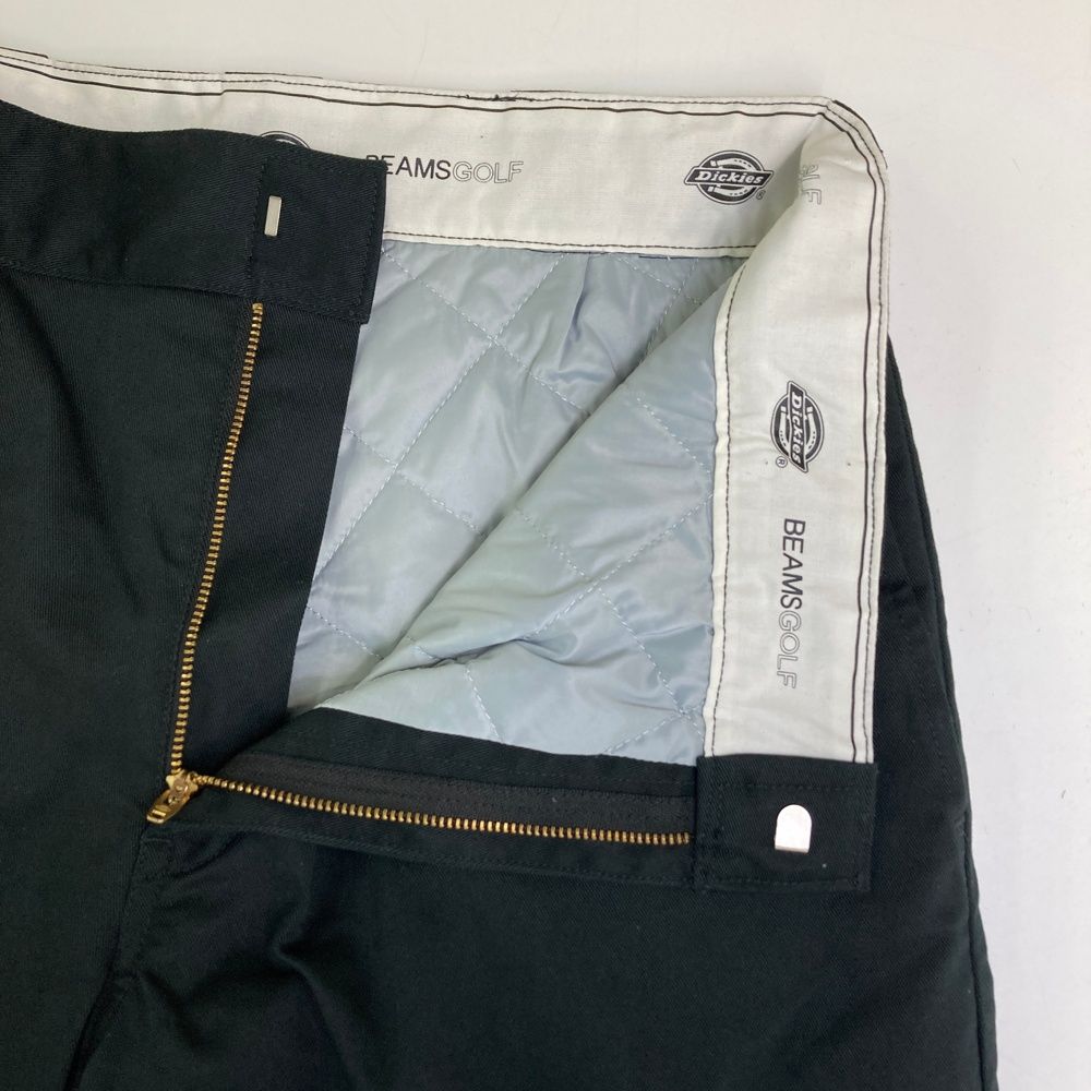 サイズ：M BEAMS GOLF ビームスゴルフ × DICKIES 中綿ロングパンツ  ブラック系 [240101593342] ゴルフウェア メンズ ストスト サイズ：M BEAMS GOLF ビームスゴルフ × DICKIES 中綿ロングパンツ