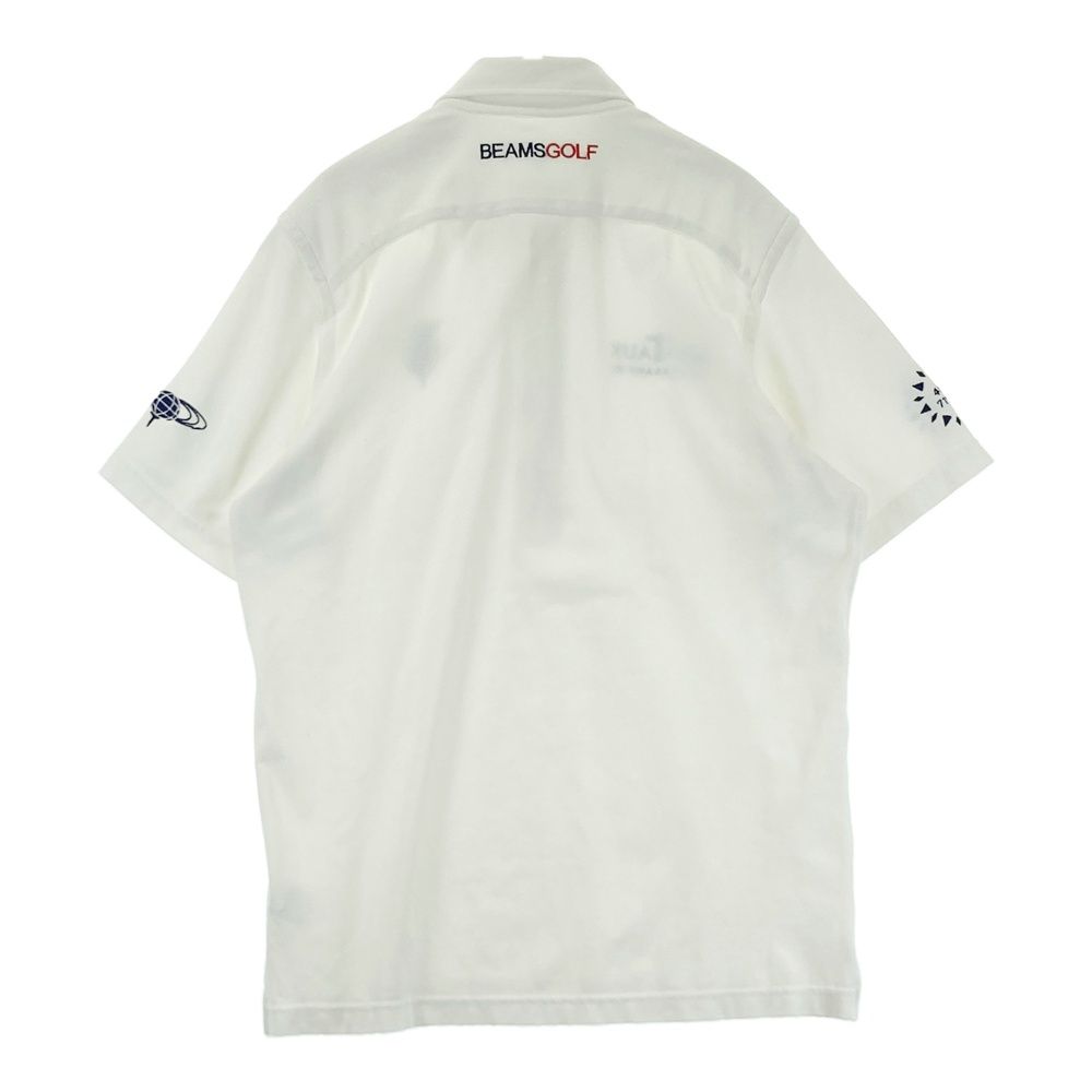 サイズ：L BEAMS GOLF ビームスゴルフ ボタンダウン 半袖ポロシャツ